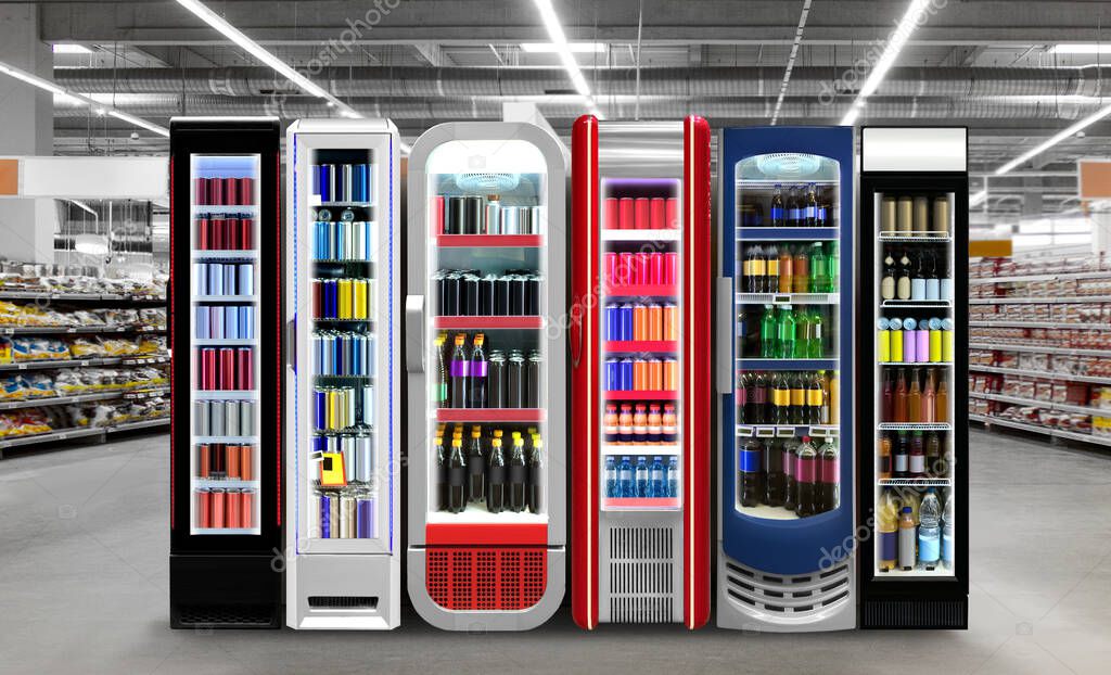 Supermercado con POS y CCTV